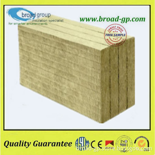 Fireproof rockwool board price for thermal insulation